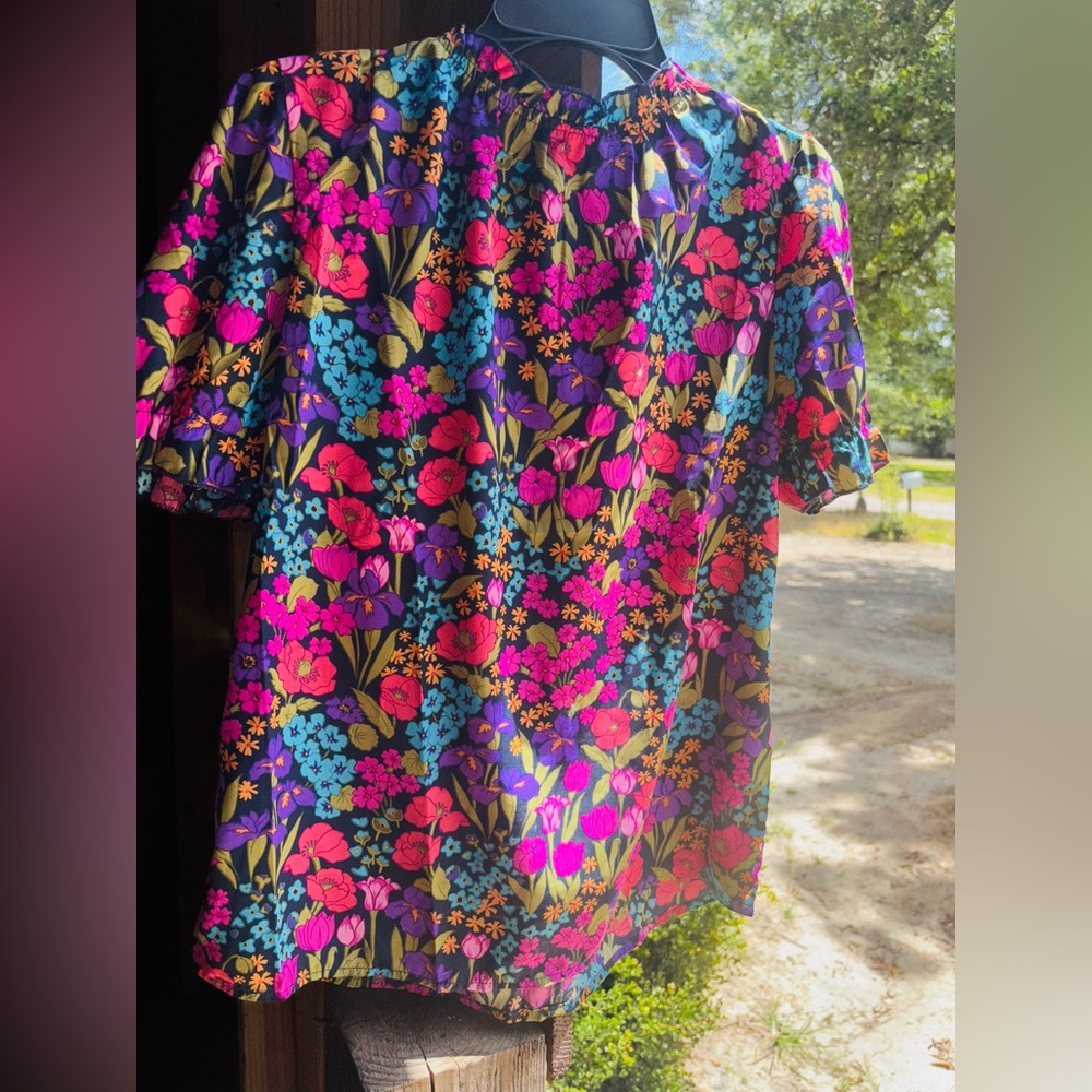 SHEIN Floral Blouse - Multicolor